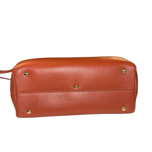 Polene Terracotta Leather Satchel - Picture 9 of 14